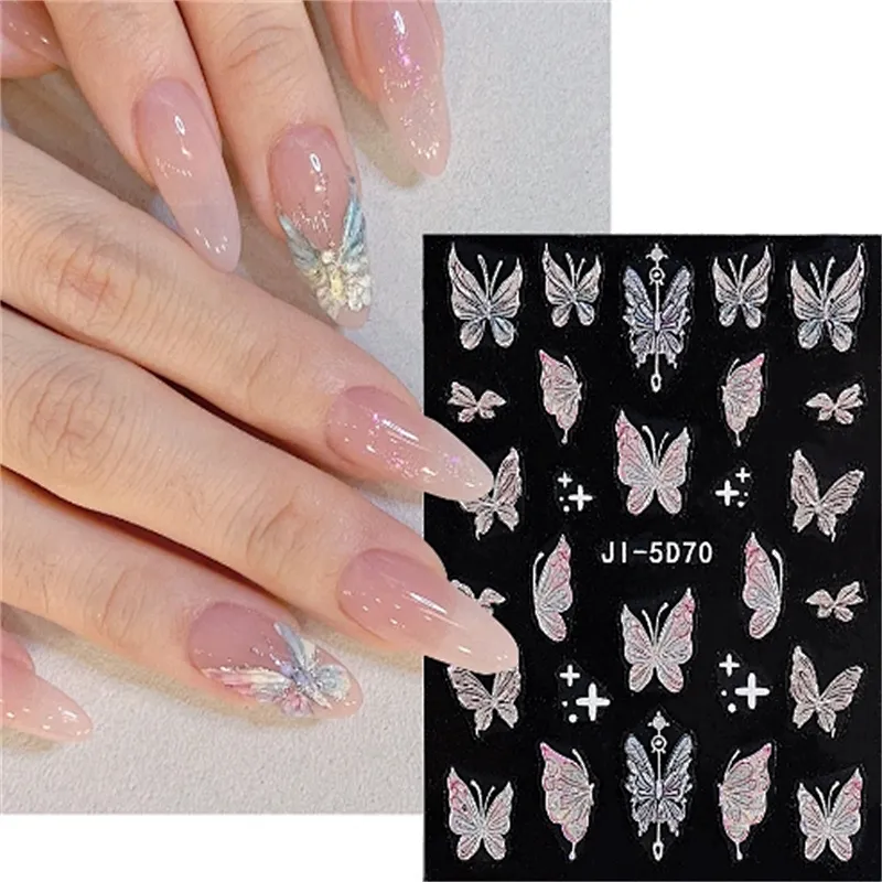 3D Butterfly Nail Stickers