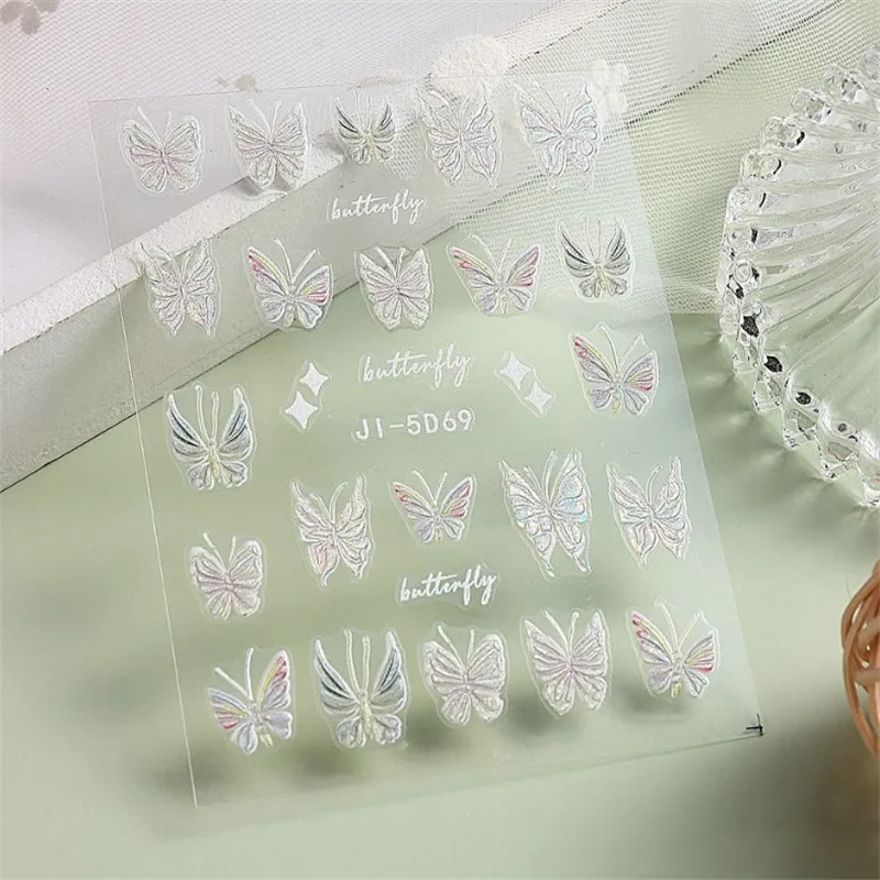 3D Butterfly Nail Stickers