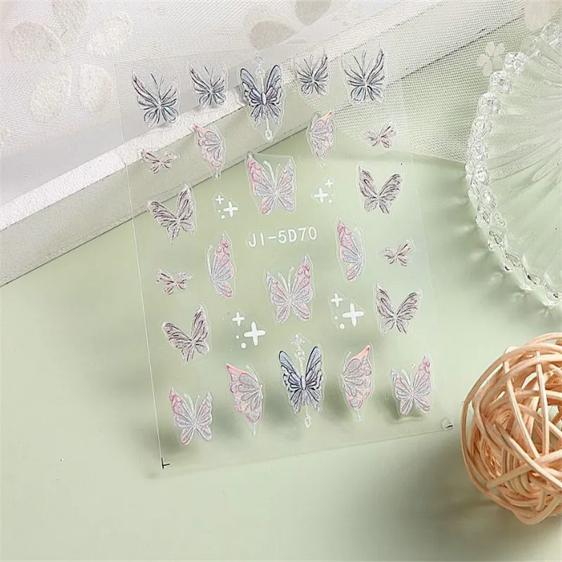 3D Butterfly Nail Stickers